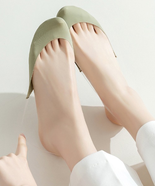 Futier land（フューティアランド）の「つま先ソックス（ソックス/靴下・レディース・ベージュ/ブラック/カーキ・FREE）」の3枚目の写真