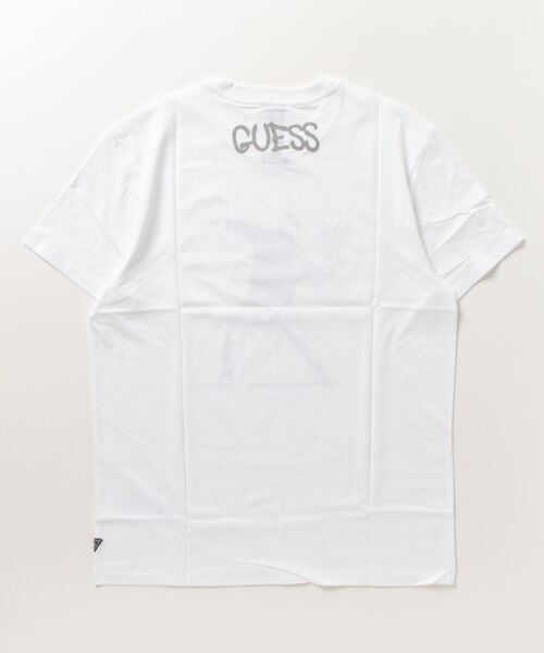 Guess(ゲス)の「GUESS X BRANDALISED(R) WITH GRAFFITI BY BANKSY Flower Stencil Tee バンクシー 半袖 Tシャツ(Tシャツ/カットソー・メンズ・ホワイト/ライトパープル・X-LARGE/SMALL/LARGE/MEDIUM)」の19枚目の写真