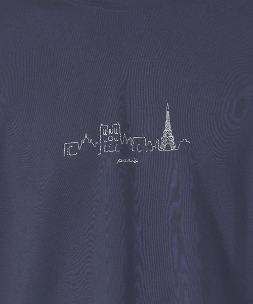 ABAHOUSE GRAY（アバハウスグレイ）の「【CITY】刺繍 ポンチ 半袖 Tシャツ（Tシャツ/カットソー・メンズ・ホワイト/ブラック/ネイビー/グリーン/セージグリーン・46/48）」の13枚目の写真