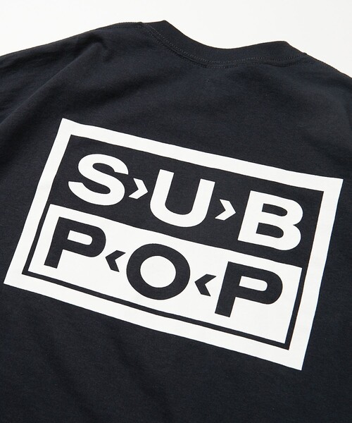 MUSIC TEE（ミュージックティー）の「MUSIC TEE/ミュージックティー SUB POP TEE LOSER/プリント グラフィック 半袖Tシャツ（Tシャツ/カットソー・メンズ・ブラック・LARGE/X-LARGE/XX-LARGE/MEDIUM）」の2枚目の写真