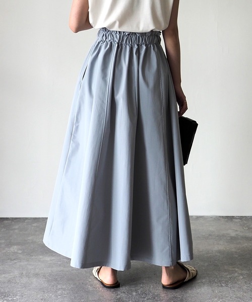 Riberry（リベリー）の「ウエストドロストカーゴフレアスカート（スカート・レディース・ライトグレー/カーキ/ブラック/アイボリー・MEDIUM）」の7枚目の写真