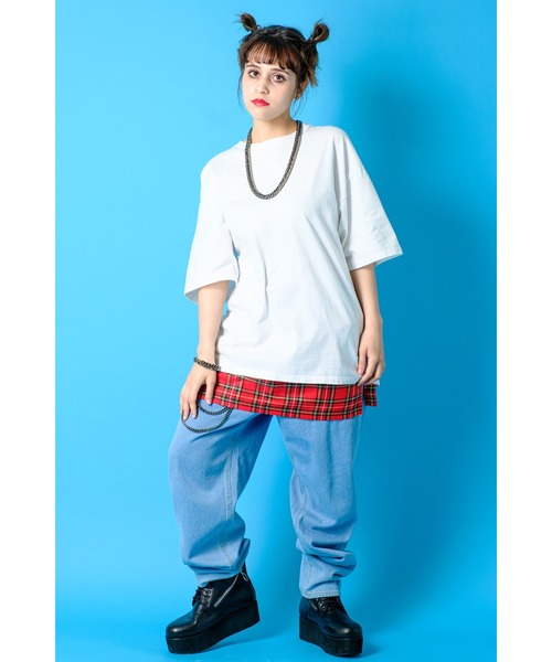 ankoROCK(アンコロック)の「バリエーションフェイクレイヤード付け裾(Tシャツ/カットソー・レディース・A/B/C/D/E/F・ONE SIZE)」の8枚目の写真