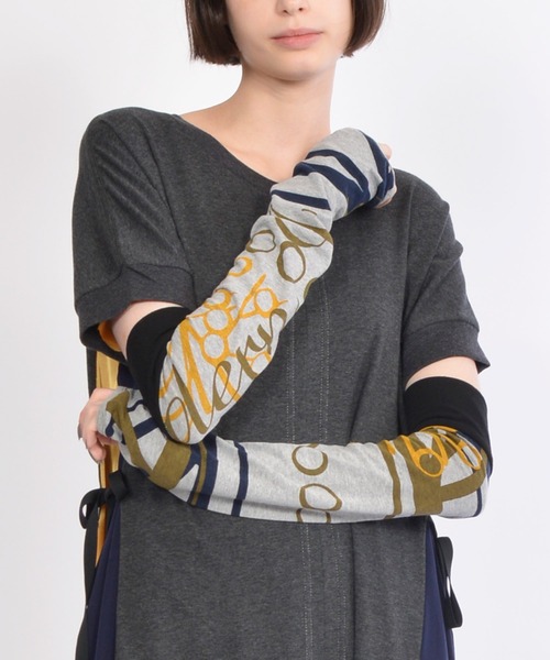 gomme（ゴム）の「アームカバー（アームカバー・レディース・ブラック/ホワイト/トップグレー・FREE）」の5枚目の写真