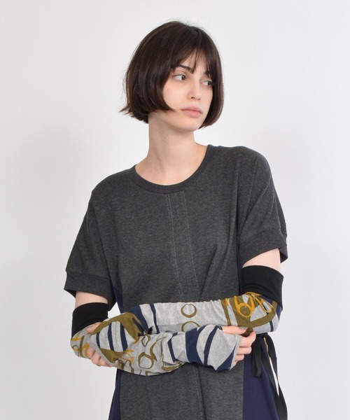 gomme（ゴム）の「アームカバー（アームカバー・レディース・ブラック/ホワイト/トップグレー・FREE）」の7枚目の写真