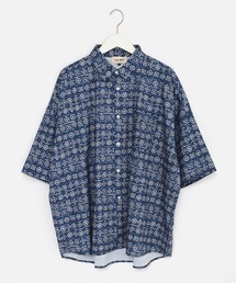 THE HITSS（ヒッツ）の「【THE HITSS】USED LIKE 総柄プリント リラックスフィット レギュラーカラーシャツ/半袖（シャツ/ブラウス）」