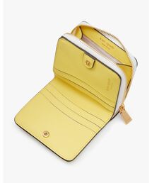 Kate Spade パーチメントレモンプリントコンパクトウォレット Kate Spade パーチメントレモンプリントコンパクトウォレット