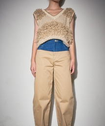 leinwande（ラインヴァンド）の「Tweed Fringe Top（その他