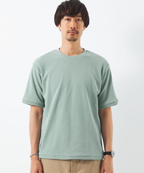 green label relaxing（グリーンレーベルリラクシング）の「クリアアゼ クルーネック Tシャツ（Tシャツ/カットソー・メンズ・ターコイズブルー/ホワイト/ライム・S/M/XL/L）」の12枚目の写真