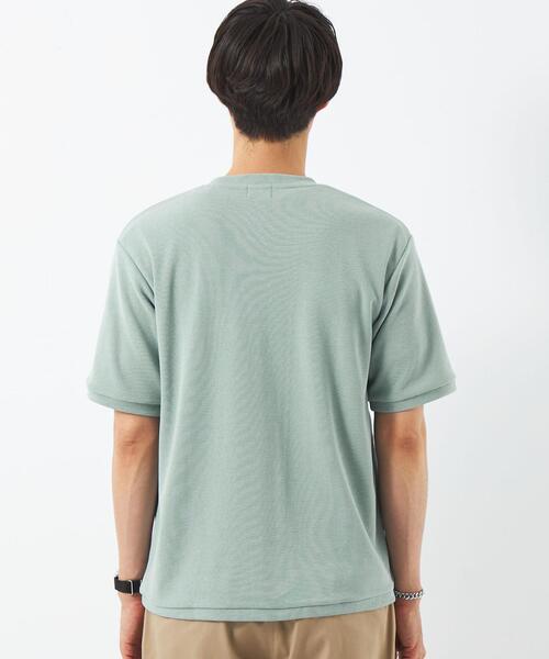 green label relaxing（グリーンレーベルリラクシング）の「クリアアゼ クルーネック Tシャツ（Tシャツ/カットソー・メンズ・ターコイズブルー/ホワイト/ライム・S/M/XL/L）」の14枚目の写真