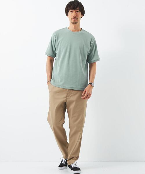 green label relaxing（グリーンレーベルリラクシング）の「クリアアゼ クルーネック Tシャツ（Tシャツ/カットソー・メンズ・ターコイズブルー/ホワイト/ライム・S/M/XL/L）」の15枚目の写真