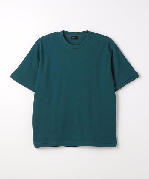 green label relaxing（グリーンレーベルリラクシング）の「クリアアゼ クルーネック Tシャツ（Tシャツ/カットソー・メンズ・ターコイズブルー/ホワイト/ライム・S/M/XL/L）」の4枚目の写真