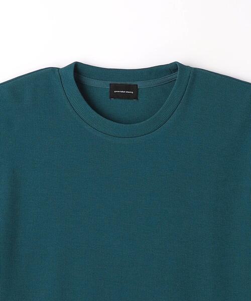 green label relaxing（グリーンレーベルリラクシング）の「クリアアゼ クルーネック Tシャツ（Tシャツ/カットソー・メンズ・ターコイズブルー/ホワイト/ライム・S/M/XL/L）」の6枚目の写真