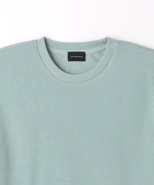 green label relaxing（グリーンレーベルリラクシング）の「クリアアゼ クルーネック Tシャツ（Tシャツ/カットソー・メンズ・ターコイズブルー/ホワイト/ライム・S/M/XL/L）」の19枚目の写真