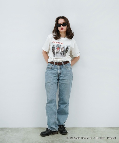 tシャツ THE BEATLES オフショルTシャツ TINA：JOJUN レディース THE BEATLES オフショルTシャツ TINA：JOJUN（Tシャツ