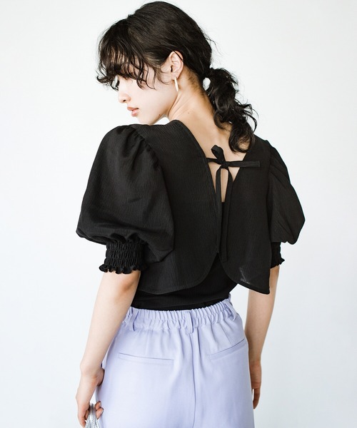 haco!（ハコ）の「軽やかな半袖登場！前後２WAY！着るだけで二の腕カバーとオシャレ完成の万能アームボレロ（カーディガン/ボレロ・レディース・ライトカーキ/ブラック/オフホワイト・SMALL/MEDIUM/LARGE/X-LARGE）」の13枚目の写真