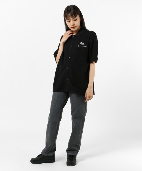 HUF（ハフ）の「WAFFLE ZIP POLO / HUF ジップポロ ポロシャツ