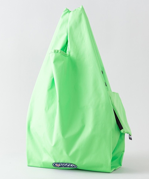 OUTDOOR PRODUCTS（アウトドアプロダクツ）の「【OUTDOOR PRODUCTS/アウトドアプロダクツ】TUSTIN ECOBAG 111144 エコバッグ トートバッグ 収納機能付き ポーチ付き（エコバッグ/サブバッグ・メンズ・グリーン/ホワイト/ネイビー・FREE）」の2枚目の写真