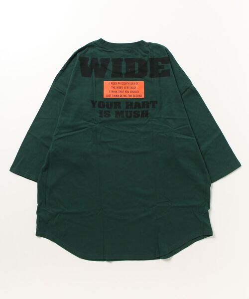 FUNALIVE（ファンアライブ）の「7分袖プリントロンT（Tシャツ/カットソー・メンズ・チャコール/グリーン/サックスブルー/ネイビー/ベージュ/ホワイト/チャコールグレー/ブラック/ブラック系/グレー系/ベージュ系/グリーン系/ホワイト系2/ホワイト系/ホワイト系1/杢グレー・M/L/XL）」の18枚目の写真