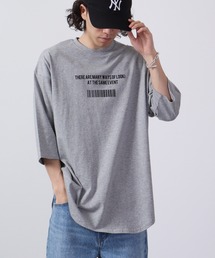 7分袖プリントロンT