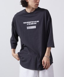 7分袖プリントロンT