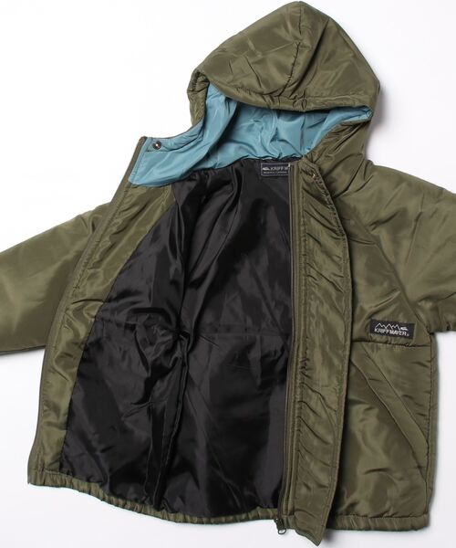 KRIFF MAYER Kid's Collection(クリフメイヤーキッズコレクション)の「軽量中綿ジャケット(その他アウター・キッズ・チャコール/サックスブルー/グレー/カーキ・140/120/160/150/130/170)」の6枚目の写真