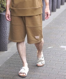 BROOKLYN OVERALL | スウェットベイカーショートパンツ(スウェットパンツ)