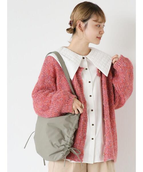 ehka sopo（エヘカソポ）の「サイドドロストショルダーバッグ（ハンドバッグ・レディース・キナリ/カーキ/ブラック・F）」の4枚目の写真