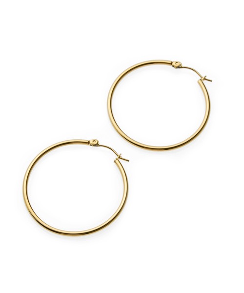 CENE（セネ）の「【CENE】セネ/ループピアス40mm（ピアス（両耳用）・レディース・シルバー/ゴールド・FREE）」の16枚目の写真