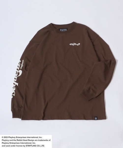 PLAYBOY プレイボーイ ロングTシャツ 楽天市場】PLAYBOY プレイボーイ 胸ポケット ロゴ 長袖 Tシャツ