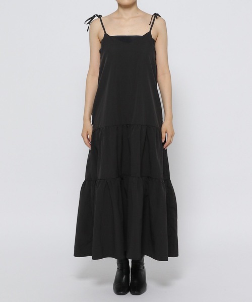 LOWRYS FARM(ローリーズファーム)の「カーディガン&ティアードワンピース 973809(ワンピース・レディース・アイボリー/ブラック/ブラウン・FREE)」の15枚目の写真