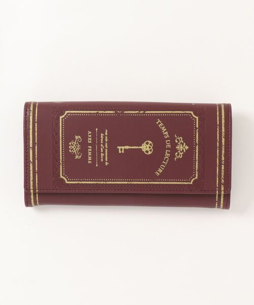axes femme（アクシーズファム）の「洋書風デザイン長財布（財布・レディース・ワイン/ブラウン/グリーン・FREE）」の8枚目の写真