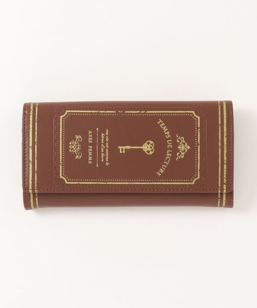 axes femme（アクシーズファム）の「洋書風デザイン長財布（財布・レディース・ワイン/ブラウン/グリーン・FREE）」の10枚目の写真