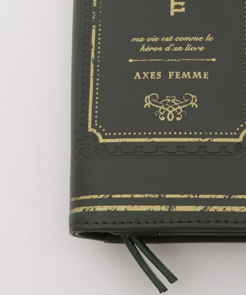 axes femme（アクシーズファム）の「洋書風デザイン長財布（財布・レディース・ワイン/ブラウン/グリーン・FREE）」の19枚目の写真