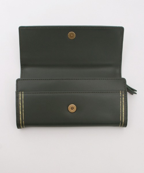 axes femme（アクシーズファム）の「洋書風デザイン長財布（財布・レディース・ワイン/ブラウン/グリーン・FREE）」の21枚目の写真
