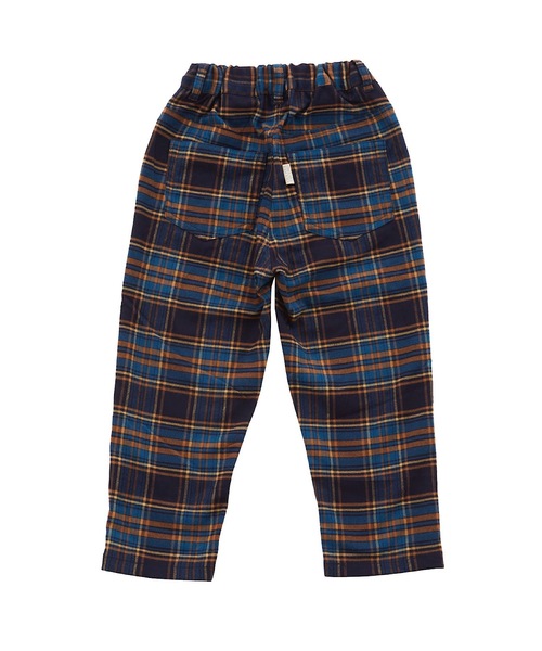 Ocean&Ground(オーシャン&グラウンド)の「チェックルーズストレートパンツ(80~140cm)(その他パンツ・キッズ・ネイビー/ブラウン・95/90/130/100/140/110/120/80)」の6枚目の写真