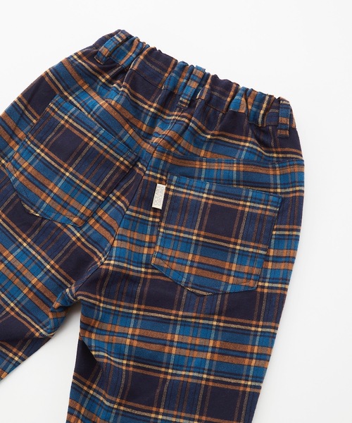 Ocean&Ground(オーシャン&グラウンド)の「チェックルーズストレートパンツ(80~140cm)(その他パンツ・キッズ・ネイビー/ブラウン・95/90/130/100/140/110/120/80)」の9枚目の写真