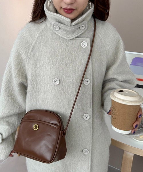 DISCOAT（ディスコート）の「【軽量/WEB限定】ヴィンテージライクミニショルダーバッグ（ショルダーバッグ・レディース・ブラウン/ブラック/ネイビー・FREE）」の14枚目の写真