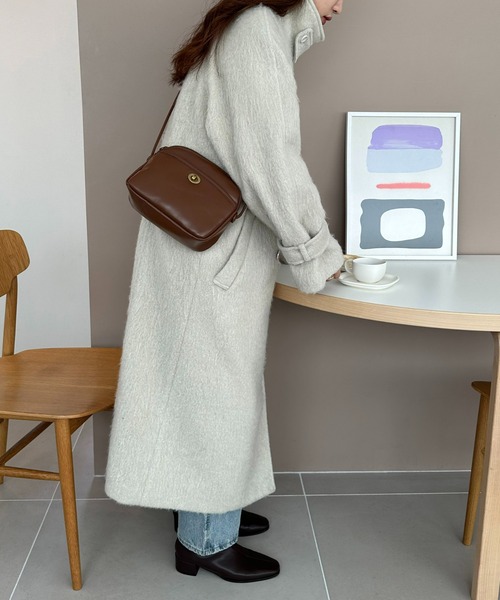 DISCOAT（ディスコート）の「【軽量/WEB限定】ヴィンテージライクミニショルダーバッグ（ショルダーバッグ・レディース・ブラウン/ブラック/ネイビー・FREE）」の19枚目の写真