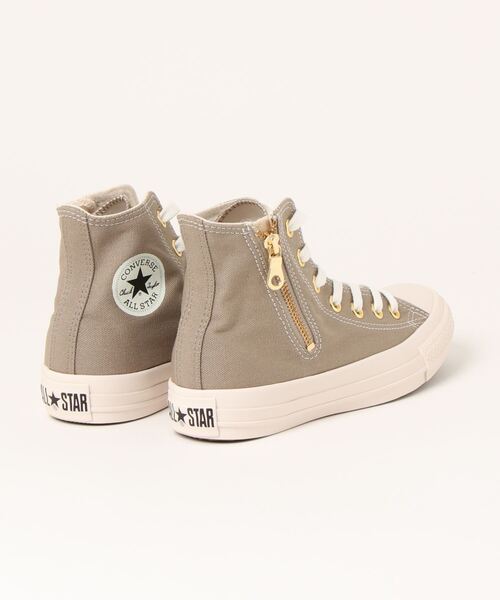 CONVERSE ALL STAR（コンバースオールスター）の「CONVERSE コンバース ALL STAR オールスター ゴールドジップ 3HI（スニーカー・レディース・ブラック/ベージュ・24.0cm/23.5cm/24.5cm/23cm）」の3枚目の写真