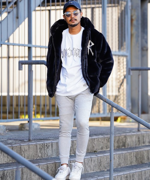 アダムスジャグラー　ラインストーン　ロンT ラインストーンスパークロングティー（Tシャツ/カットソー