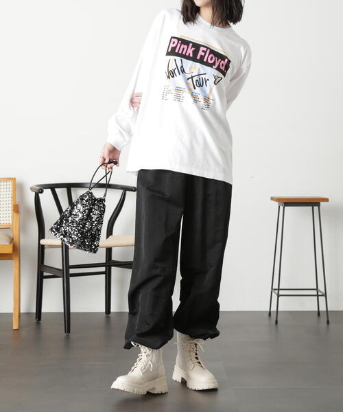 GOOD ROCK SPEED（グッドロックスピード）の「PINK FLOYED / ピンクフロイド ロングＴシャツ（Tシャツ/カットソー・レディース・ホワイト・FREE）」の5枚目の写真
