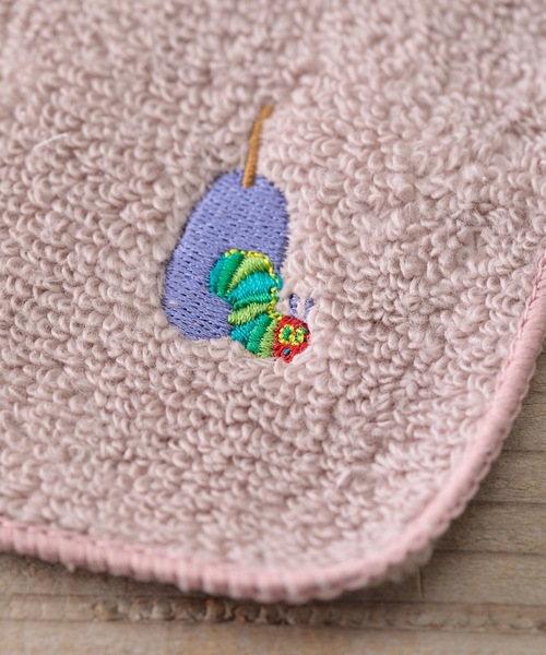 COCOWALK:無撚糸パイル刺繍ハンカチ(はらぺこあおむし