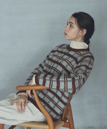 RNA-N | K2664 モヘアチェックカーディガン(カーディガン/ボレロ)