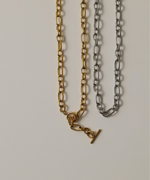 ORLEAN（オルレアン）の「金属アレルギー対応 ボリュームマンテルチェーンネックレス サージカルステンレス（ネックレス・レディース・シルバー/ゴールド・フリー）」の9枚目の写真