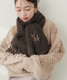 natural couture | ロゴ刺繍カラーストール(ストール/ショール)