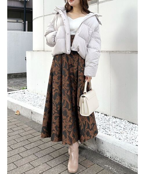 MERCURYDUO（マーキュリーデュオ）の「ハートネックロングスリーブニット（ニット/セーター・レディース・チャコールグレー/オフホワイト/ラベンダー/ライム・FREE）」の20枚目の写真