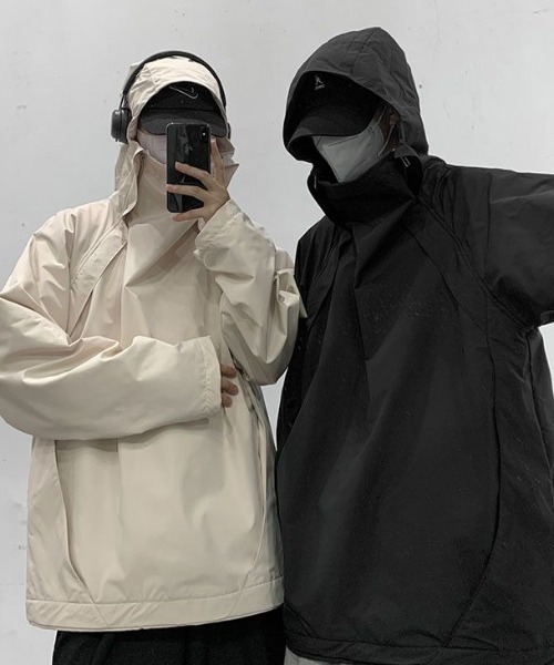 『デンハム』マウンテンパーカー/ダブルジップアップ/STATION CM/L rehacer : W zip 2layer Mt.Jacket / ダブルジップ 2レイヤー