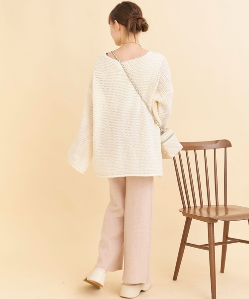 Voyage titty&Co.PETIT（ボヤージュティティアンドコープチ）の「【Voyage titty&Co.PETIT】【ZOZOTOWN限定】ツイストレッグパンツ（その他パンツ・レディース・アイボリー・FREE）」の5枚目の写真