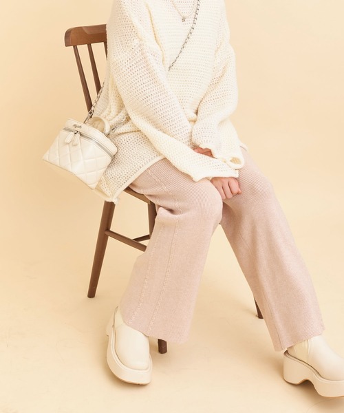 Voyage titty&Co.PETIT（ボヤージュティティアンドコープチ）の「【Voyage titty&Co.PETIT】【ZOZOTOWN限定】ツイストレッグパンツ（その他パンツ・レディース・アイボリー・FREE）」の9枚目の写真