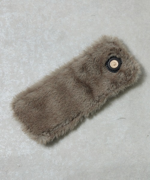 un dix cors（アンディコール）の「マグネットファーバッグ（ハンドバッグ・レディース・アイボリー/ブラック・FREE）」の7枚目の写真